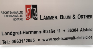 Rechtsanwalt Lämmer Blum & Ordner